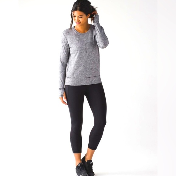 Lululemon Rush Hour Long Sleeve Crewneck Workout Shirt RULU - Picture 1 of 13